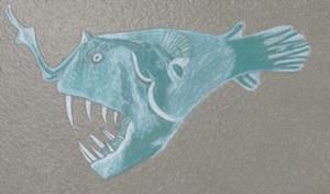 Detail Image for art Scary Fish