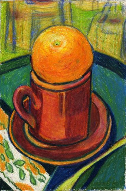Art: Cafe Orange by Artist Jennifer Lommers