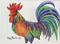 Art: Rooster - sold by Artist Ulrike 'Ricky' Martin