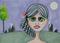 Art: Graveyard Shift-29 Faces by Artist Sherry Key