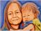 Art: Kim and Luke by Artist William Powell Brukner