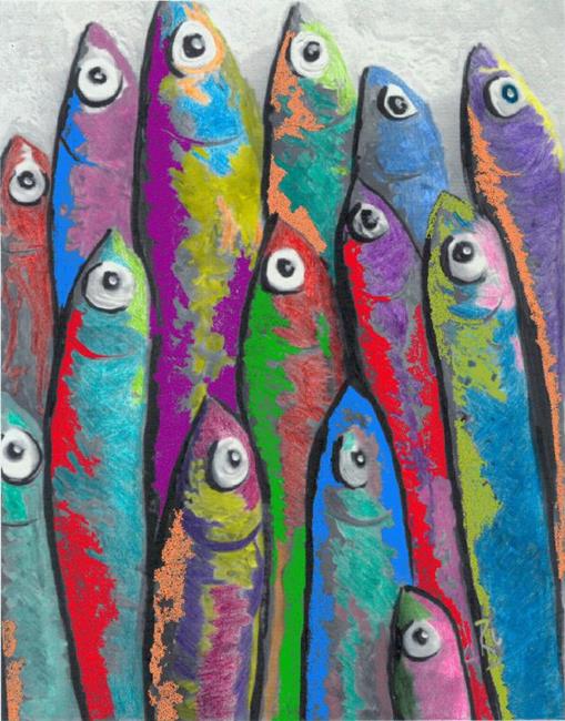 Art: pop sardines by Artist W. Kevin Murray