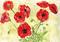 Art: POPPY PATCH # 3 by Artist Ulrike 'Ricky' Martin