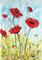 Art: FIELD of POPPIES by Artist Ulrike 'Ricky' Martin