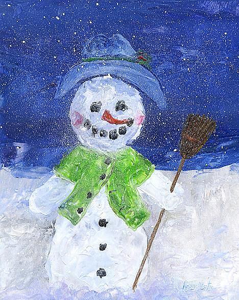 Art: snowman by Artist Ulrike 'Ricky' Martin