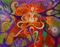 Art: Dance of Color Giclee by Artist Michelle  Oravitz