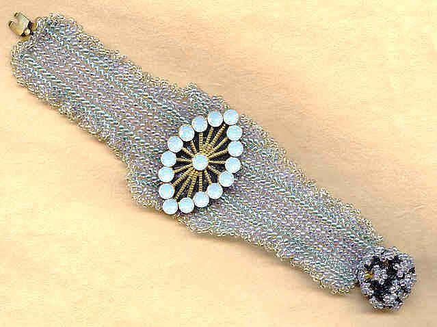 Art: Pastel Symphony Bracelet by Artist Sparkle Plenty Fine Beaded Jewellery
