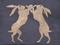 Art: BOXING HARES h624 by Artist Dawn Barker