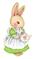 Art: Tea Bunny by Artist Carmen Medlin