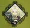 Art: Bleak Mourning - Ceramic Tile Candle Sconce by Artist Jasmine Ann Becket-Griffith