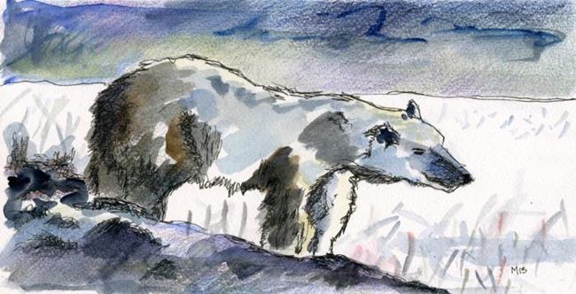 Art: The Polar Bear by Artist Gabriele Maurus