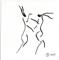 Art: BOXING HARES h1154 by Artist Dawn Barker
