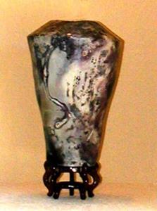 Detail Image for art Pit Fire Ceramic Vase