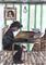 Art: THE MAN AT THE TABLE p102 by Artist Dawn Barker