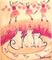Art: Three Cats in Love by Artist 