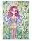 Art: pixie fairy in vines by Artist Molly Harrison