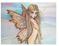 Art: Tawny Fairy on dune close up by Artist Molly Harrison