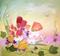 Art: Dragonflies & Flowers by Artist Cynthia Schmidt