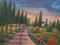 Art: Tree Shadowed Lane by Artist Virginia Kilpatrick