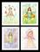 Art: fairy cards by Artist Molly Harrison