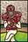 Art: Football Player by Artist Amanda Hone