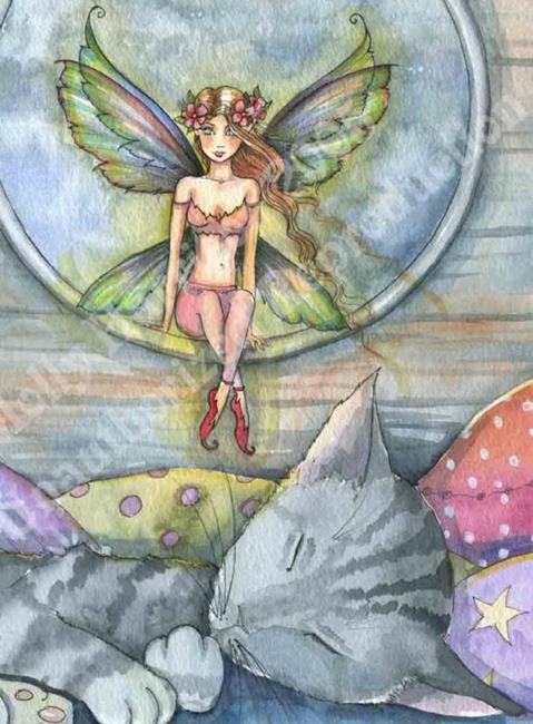 Art: A Twinkle in the Aft Cabin close up by Artist Molly Harrison