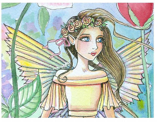 Art: Paradise found close up by Artist Molly Harrison