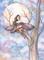 Art: Peach Moon by Artist Molly Harrison