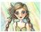 Art: Lilibeth close up by Artist Molly Harrison