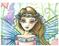 Art: Fair Adeline close up by Artist Molly Harrison