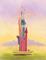 Art: Castle on Pancake - Print by Artist Cynthia Schmidt
