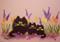 Art: Three Scaredy Cats by Artist Cynthia Schmidt