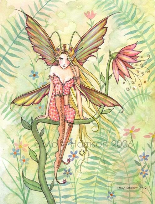 Art: Sweet Monica by Artist Molly Harrison
