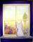 Art: Window Cat by Artist Cynthia Schmidt