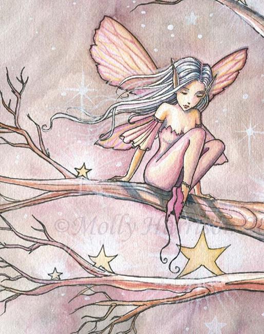 Art: tree of stars close up by Artist Molly Harrison