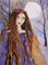 Art: Maiden with Red Hair by Artist Molly Harrison
