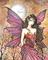 Art: Fae Rosa of the Night by Artist Molly Harrison
