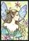 Art: Aloof Fairy ACEO by Artist Molly Harrison