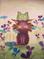Art: Cranky Cat With Kitten by Artist Cynthia Schmidt