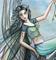 Art: new night lily close up by Artist Molly Harrison
