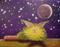 Art: Scaredy Kitten by Artist Cynthia Schmidt