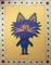Art: Blue Cat by Artist Cynthia Schmidt