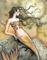 Art: Amber Tail close up by Artist Molly Harrison