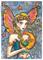 Art: aceo caught the moon by Artist Molly Harrison