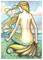 Art: ACEO The Lookout Mermaid by Artist Molly Harrison