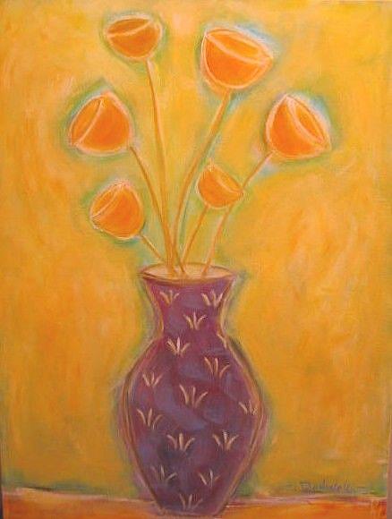 Art: Purple Vase by Artist 