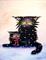 Art: Cranky Snow Cats by Artist Cynthia Schmidt