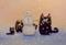 Art: Snowman & Snow Cats Gallery by Artist Cynthia Schmidt