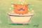 Art: Bathtub Cat by Artist Cynthia Schmidt