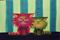 Art: 2 Cranky Cats by Artist Cynthia Schmidt